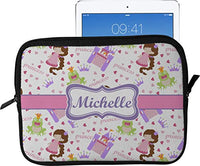 Princess Print Tablet Case/Sleeve - Large (Personalized)