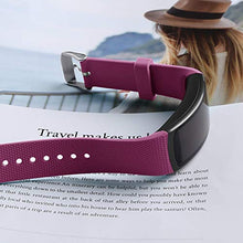 Load image into Gallery viewer, OenFoto Compatible Gear Fit2 Pro/Fit2 Band, Replacement Silicone Accessories Strap Samsung Gear Fit2 Pro SM-R365/Gear Fit2 SM-R360 Smartwatch -New Wine Red
