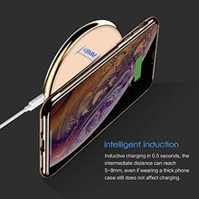 Load image into Gallery viewer, Fast Wireless Charger,Vebach Alumium Qi certificated Wireless Charging pad Compatible with iPhone 12 Pro Max/12/12 Mini/SE/11/11 Pro/11 Pro Max/XS/XR/8,Galaxy S20 S10 S9 S8, Note 10 Note 9 etc
