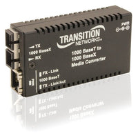 Trnston Nw - Transition Stand-Alone Mini Gigabit Ethernet Media Converter Media Converter 1000Base-Sx, 1000Base-T Rj-45 / Sc Multi-Mode Up To 1800 Ft 850 Nm 