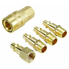 Load image into Gallery viewer, 5 Piece Brass Quick Connect Starter Set
