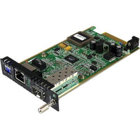 Startech,.Com Gigabit Ethernet Fiber Media Converter Card Module W/ Open Sfp Media Converter 1000Base-Tx Rj-45 / Sfp (Mini-Gbic) 