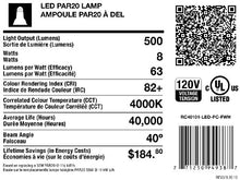 Load image into Gallery viewer, Liteline RC40101-LED-PC-FWH All-in-One 4-inch LED Recessed Combo with New Construction Housing, 8W LED PAR20 lamp, Baffle Trim, Flat White
