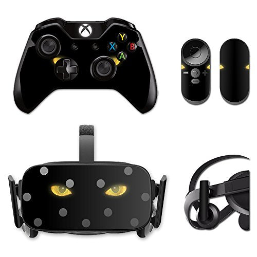 MightySkins Skin Compatible with Oculus Rift CV1 wrap Cover Sticker Skins Cat Eyes