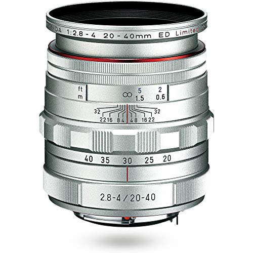 PENTAX Limited lens standard zoom lens HD PENTAX-DA20-40mm F2.8-4ED Limited DC WR Silver(Japan Import-No Warranty)