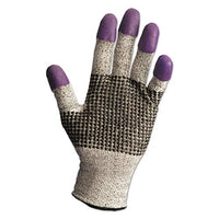 KLEENGUARD 97432CT G60 Purple Nitrile Gloves, 240mm Length, Large/Size 9, Black/ Purple (Case of 12 Pairs)