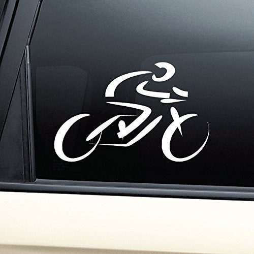 Nashville Decals Biking Symbol Biker Vinyl Decal Laptop Car Truck Bumper Window Sticker