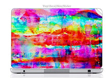 Load image into Gallery viewer, Laptop VINYL DECAL Sticker Skin Print Watercolor Rainbow Art fits Thinkpad T60 15
