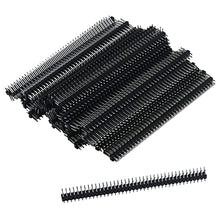 Load image into Gallery viewer, Antrader 40 Pin 2.54mm Spacing Double Row IDC Male Pin Header Connector Strip Pack of 50
