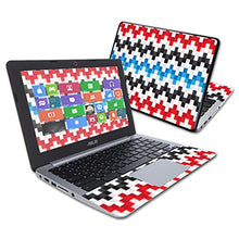 Load image into Gallery viewer, MightySkins Skin Compatible with Asus Chromebook 11.6&quot; C200MA wrap Cover Sticker Skins Aztec Blocks
