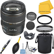 Load image into Gallery viewer, Canon EF-S 17-85mm f/4-5.6 is USM Bundle + Lens Hood + UV and Polarizer Filter + Case + Cleaning Accessories
