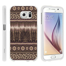 Load image into Gallery viewer, Compatible with Samsung Galaxy S6 (All Carriers) Snap On Hard Plastic Protector Case Slim Fit Graphic Designer Cover, Bundle Includes Free Screen Protector (Safari Leopard Prints)
