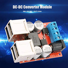 Load image into Gallery viewer, DC-DC Converter Voltage Step Down Power Buck Module Car 12V 24V 8-35V to 5V 8A 4 USB Phone Charger
