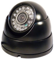 740B Professional 700 TVL High Resolution Black Dome Waterproof Outdoor/Indoor - 3.6 mm Wide View Angle Lens