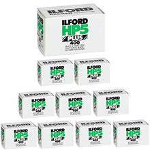 Load image into Gallery viewer, 2 x Ilford 1574577 HP5 Plus, Black and White Print Film, 35 mm, ISO 400, 36 Exposures (Pack of 10)
