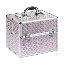 Load image into Gallery viewer, Efalock Diamond Beauty Hairdressing Tool Case Small Pink
