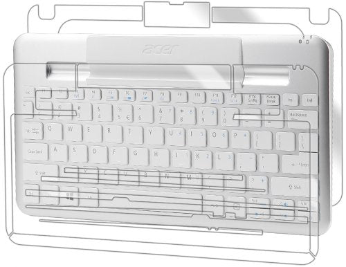 IQ Shield Full Body Skin Compatible with HD Acer Keyboard AKBR-131 (Keyboard Only), LiQuidSkin Clear (Full Coverage) HD Anti-Bubble Film