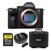 Sony Alpha a7R III A Full-Frame Mirrorless Camera Body with 64GB SD Card and Accessory Bundle (4 Items)