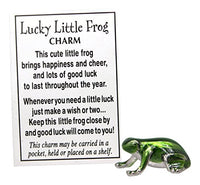 Ganz Lucky Little Frog Charm with Story Card!