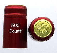 Load image into Gallery viewer, Metallic Ruby Red PVC Shrink Capsules-500 Count
