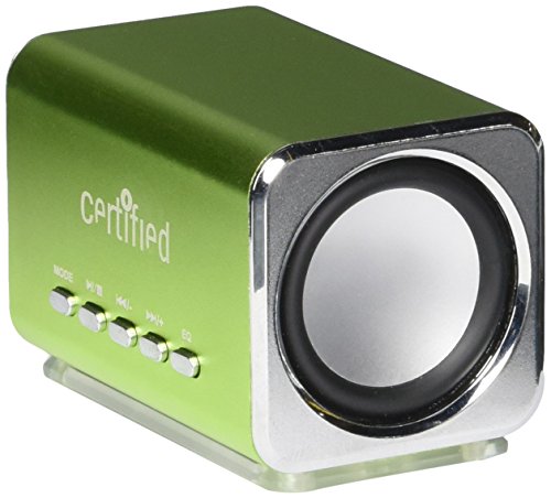 Certified Mini Portable Speaker (Green)