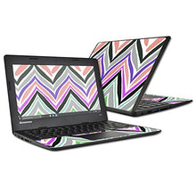Load image into Gallery viewer, MightySkins Skin Compatible with Lenovo 100s Chromebook wrap Cover Sticker Skins Colorful Chevron
