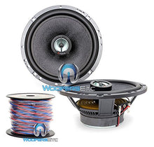 Load image into Gallery viewer, pkg Focal 165CA1-SG 6.5&quot; 2-Way Coxial Speakers + 50 Foot Spool True 16 Gauge High Definition Twisted Speaker Wire
