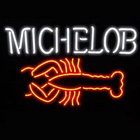 The Best Christmas Gift Michelob Lobster Real Glass Beer Bar Store Restaurant Hotel Decor Neon Light Signs19x15