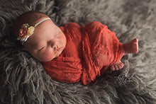 Load image into Gallery viewer, Stretch Lace Wrap, Newborn Baby Layer Photography Prop (Rust Red)
