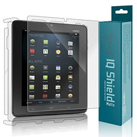IQ Shield Matte Full Body Skin Compatible with Vizio 8 inch Tablet + Anti-Glare (Full Coverage) Screen Protector and Anti-Bubble Film