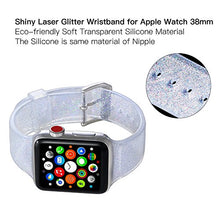 Load image into Gallery viewer, Libra Gemini Replacement Sport Bling Silicone Apple Watch Band for Apple Watch 38mm 40mm Series4/3/2/1
