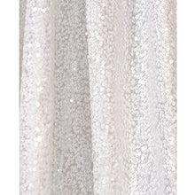 Load image into Gallery viewer, White Sequin Fabric Photography Backdrop - 9ft(w) x 10ft(h) - Wrinkle-Resistant, Studio Background
