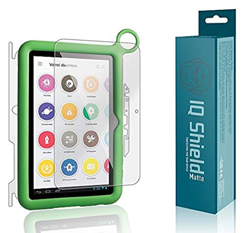 IQ Shield Matte Full Body Skin Compatible with OLPC XO 7 inch Kids (XO-780 Tablet) + Anti-Glare (Full Coverage) Screen Protector and Anti-Bubble Film