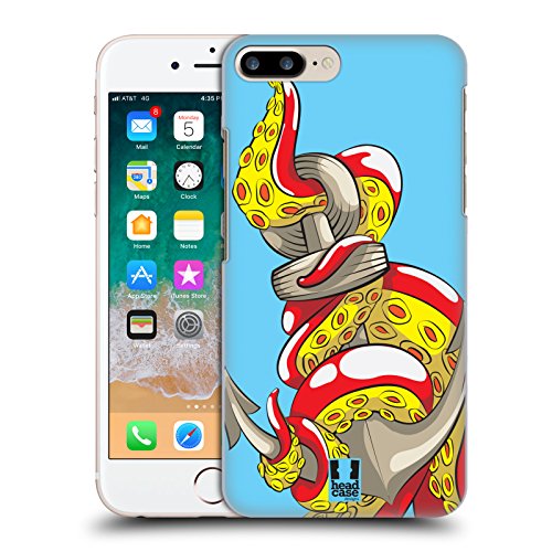 Head Case Designs Anchortopus Octofuss Hard Back Case Compatible with Apple iPhone 7 Plus/iPhone 8 Plus