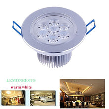 Load image into Gallery viewer, LEMONBEST Super Bright Dimmable 7W LED Ceiling Light Downlight Recessed Lighting kit for Decoration Lighting lamp 110V with Transformer, Warm White
