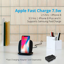 Load image into Gallery viewer, ZENS Wireless Charger Stand, Apple Optimized, Adjustable Qi Charging Pad Features Ultra Fast 15W Base, Supports Samsung Fast Charge and Apple Fast Charge
