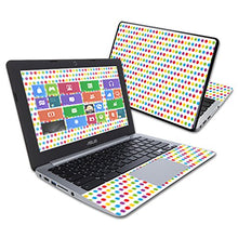 Load image into Gallery viewer, MightySkins Skin Compatible with Asus Chromebook 11.6&quot; C200MA wrap Cover Sticker Skins Candy Dots
