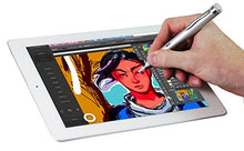Load image into Gallery viewer, Navitech Silver Fine Point Digital Active Stylus Pen Compatible with Microsoft Surface Pro 4 / Microsoft Surface Book
