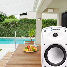 Load image into Gallery viewer, OSD Audio 5.25&quot; Wireless Bluetooth Outdoor Patio Speaker Architectural Stereo Pair White BTP525 Long Range Bluetooth
