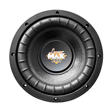 Load image into Gallery viewer, Lanzar 10in Car Subwoofer Speaker - Black Non-Pressed Paper Cone, Stamped Steel Basket, Dual 4 Ohm Impedance, 1200 Watt Power and Foam Edge Suspension for Vehicle Audio Stereo Sound System - MAXP104D
