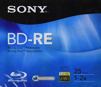 Sony BD-RE Rewritable Single Layer Disc - 25gb, 2X