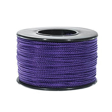 Load image into Gallery viewer, Atwood Mobile Products Nano Cord .75mm 300ft Small Spool Lightweight Braided Cord (Purple)
