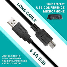 Load image into Gallery viewer, Movo Mc1000 Conference Usb Microphone For Computer Desktop And Laptop With 180â° / 20&#39; Long Pick Up
