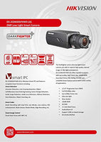 Hikvision DS-2CD6026FHWD-A Darkfighter Box Camera with NO Lens, 2MP/1080P, H.264, Day/Night, Wide Dynamic Range, POE/12VDC/24VAC