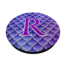 Load image into Gallery viewer, Initial Letter R Mermaid Vibes Purple
