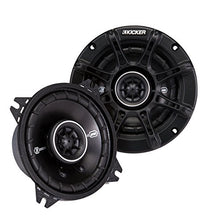 Load image into Gallery viewer, Car Speaker Set Combo of 4 X Kicker 41DSC44 4&quot; 2-Way Black Car Audio Stereo Coaxial Speakers, 2 x Kicker 4? Black Tower Enclosure, Enrock 50 Feet 14 AWG Gauge Marine Grade Speaker Wire Cable
