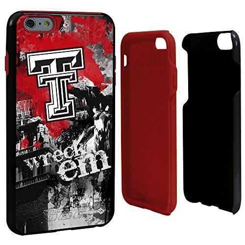 Guard Dog Collegiate Hybrid Case for iPhone 6 Plus / 6s Plus  Paulson Designs  Texas Tech Red Raiders