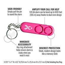 Load image into Gallery viewer, SABRE PA-NBCF-01 Self-Defense Safety Loud Dual Siren Key Ring, 120dB, Audible Up to 1,280 Feet (390 Meters), Simple Operation, Reusable, One Size, Pink Personal Alarm (NBCF)
