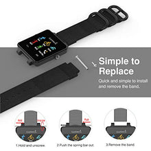 Load image into Gallery viewer, MoKo Watch Band for Garmin Vivoactive Acetate, Fine Woven Nylon Adjustable Replacement Strap for Garmin Vivoactive/Vivoactive Acetate Sports Smart Band - Black
