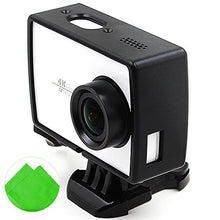 Load image into Gallery viewer, First2savvv XM2-BKK-A01 Border Frame BacPac Mount Protective Frame Expanded Edition Housing Case for XIAOMI Yi 4k action camera + Cleaning cloth
